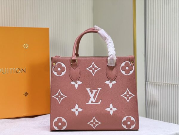 LV OnTheGo Medium Monogram cow leather tote handbags - cow, leather, medium, monogram, onthego