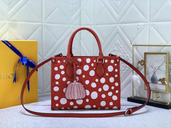 LV 2023 New Print Mommy Bag Series Mongram OnTheGo Handbag - bag, mommy, mongram, print, series