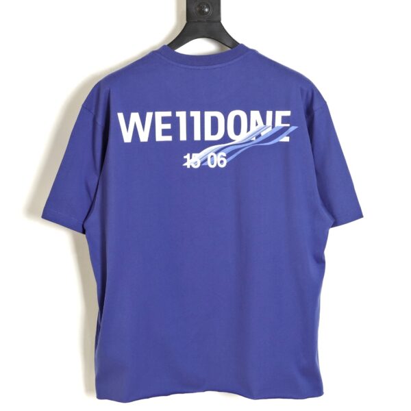 WE11 DONE 23SS Rendered Slogan Short Sleeve T-Shirt - 23ss, done, shirt, we11, WE11 DONE, WE11DONE, WE11DONE girls Tshirts, we11done logo, we11done shirt, we11done t shirt