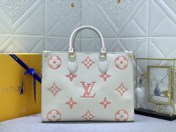LV original ONTHEGO Monogram cow leather handbags - cow, leather, onthego, original, printing
