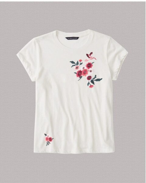 Flowers Women's Short Sleeve Tshirts by abercromble & fitch - A&Fitch T-shirts ss 2023 Collection, abercrombie, abercrombie fitch girls Tshirts, abercrombie fitch Hollister T-shirts, abercrombie fitch t shirt, abercrombie fitch t-shirts, abercrombie fitch Women's T-Shirts, abercromble, fitch, flowers, girl, Hollister, Hollister T-Shirts ss 2023 Collection, hollister t-shirts women's, hollister t-shirts women's Collection, Hollister Women's T-shirts, shirts, short, sleeve, tshirts, women, women's