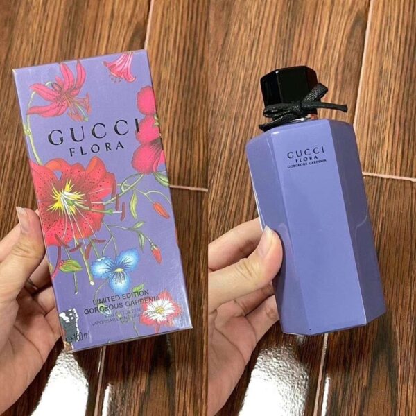 Gucci flower dance flora limited edition gorgeous gardenia parfum - 100ml, bottle, flower, gardenia, gucci