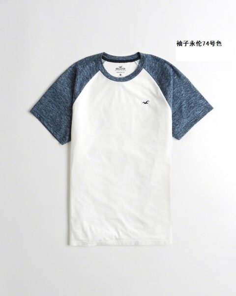 HCO double contrast Men's Short Sleeve by Hollister 2023 Tshirts - 2023, boy, contrast, double, hco, Hollister, hollister abercrombie fitch hco T-shirts, hollister abercrombie fitch T-shirts, Hollister hco California T-shirts, Hollister hco new York T-shirts, Hollister hco T-shirts, hollister t shirt, hollister teen clothes, men’s, shirts, short, sleeve, tshirts