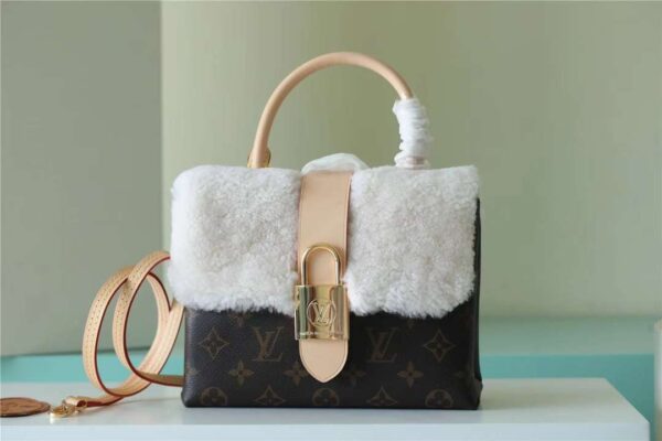 Louis Vuitton The latest autumn and winter cashmere LOCK BB lockme handbag - handbag, latest, lock, louis, vuitton