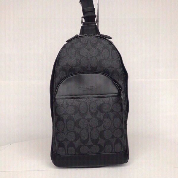 coach M1844 F39942 NEW YORK BLACK HAND PACKBACK BAGS - backpack, bags, black, coach, f39942, hand, m1844, new, packback, york