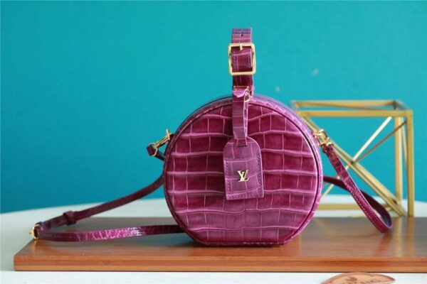 Louis Vuitton The purple PETITE BOITE CHAPEAU Tote handbags - boite, louis, petite, purple, vuitton