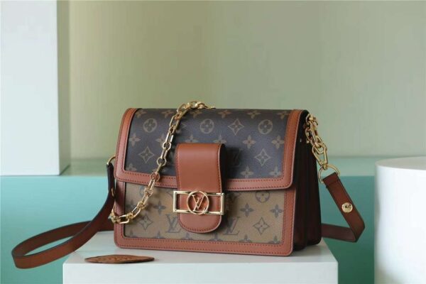 Louis Vuitton's classic Dauphine Nicolas Ghesquière Monogram Reverse handbag - classic, dauphine, louis, monogram, vuitton