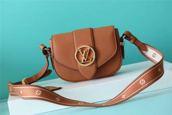 Louis Vuitton Pont9 Litchi Pattern Postman handbags - litchi, louis, pattern, pont9, vuitton