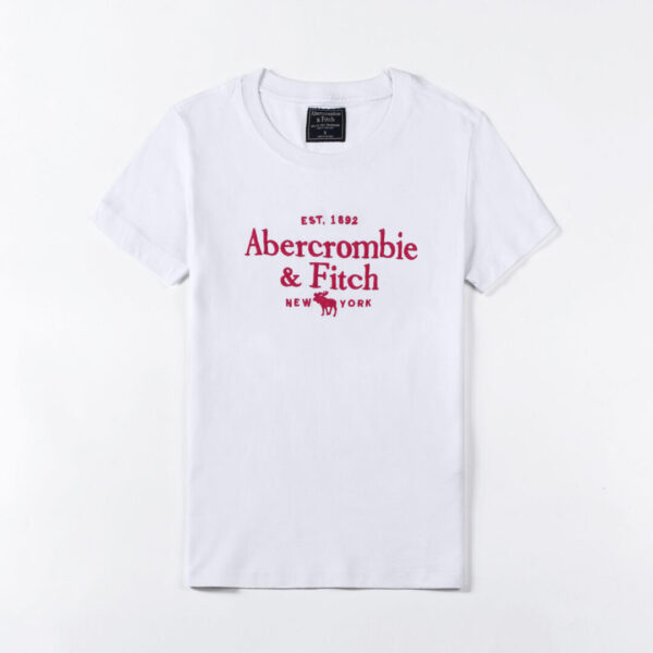 abercrombie & Fitch est.1892 new york white t-shirts - A&fitch, abercrombie, abercrombie&fitch, AF, AF girl's Tshirts, AF shorts Sleeved Tshirts, AF women's Tshirts, chest, est.1892, fitch, girl, length, new, shoulder, t-shirts, tshirts, white, york