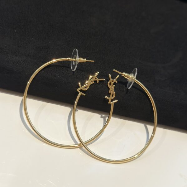 YSL Saint Laurent C493 23c YSL Letter Earrings - 23c, c493, earrings, laurent, letter, saint, ysl, YSL earrings, YSL Letter Earrings, YSL Saint Laurent, YSL Saint Laurent earings