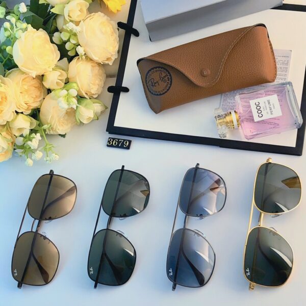 Ray Ban 0RB3679D Pilot Double Beam Metal Frame Gradient Sunglasses - 0rb3679d, 2023, american, ban, beam, brand, cool, double, driving, european, fashion, frame, gradient, louis, men’s, metal, new, pilot, polarized, ray, sunglasses, vuitton, z0340u