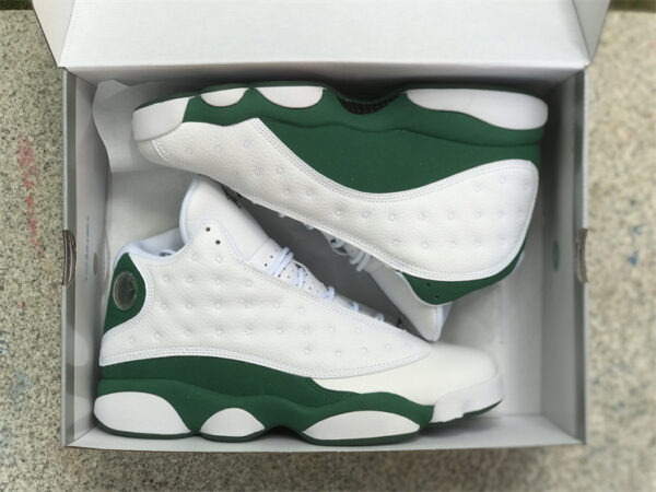 Air Jordan 13 White Green Ray Allen Product Number: 414571-125 - 414571-125, air, allen, green, jordan, number:, product, ray, sneakers, white