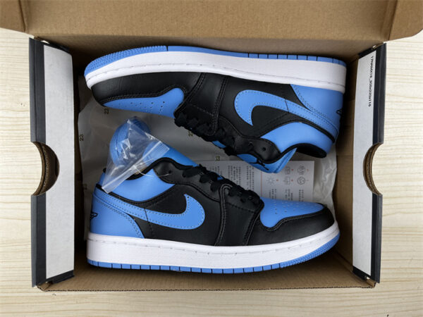 Air Jordan 1 Low OG Black Blue Low Top Item Number: 553560-041 - 553560-041, air, black, blue, item, jordan, low, number:, sneakers, top