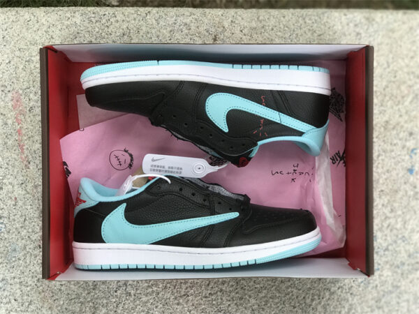 Nike Travis Scott x Air Jordan 1 Low OG Tiffany shoes - air, jordan, nike, scott, travis
