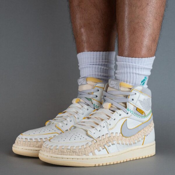 Union x Air Jordan 1 High "Woven" Product Number: FD2565-100 - air, fd2565-100, high, jordan, number:, product, sneakers, union, woven