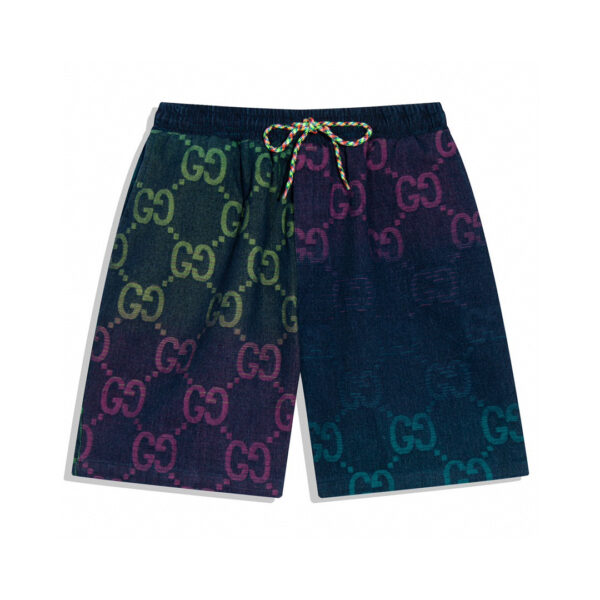 Gucci Loose tight linen cotton loose straight tube casual M88770850-1 shorts - cotton, gucci, linen, loose, shorts, straight