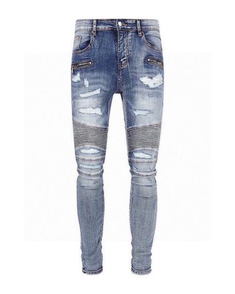 Emporio Armani Boys' Handmade Perforated Washable G5541300 Jeans - armani, boy, boys’, emporio, g5541300, handmade, Jeans, pants, perforated, washable