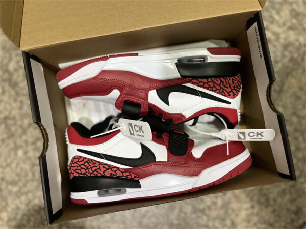 CK Edition NIKE AIR JORDAN LEGACY 312 LOW Cut 312 White Blue Black Red - 312, air, black, blue, cut, edition, jordan, legacy, low, nike, red, sneakers, white