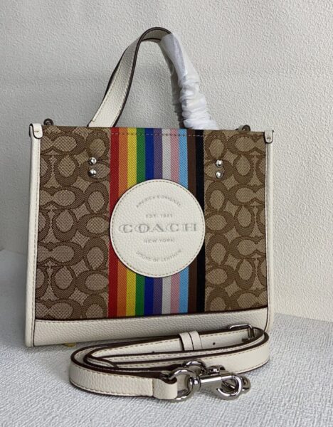 Coach Dempsey22 Rainbow Tote CJ576 22 Bag - bag, bags, cj576, coach, dempsey22, rainbow, tote, women's