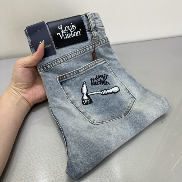 Louis Vuitton Boys' Straight Leg DM001350 Denim long pants Jeans - boy, boys’, Denim, dm001350, Jeans, leg, long, louis, pants, straight, vuitton