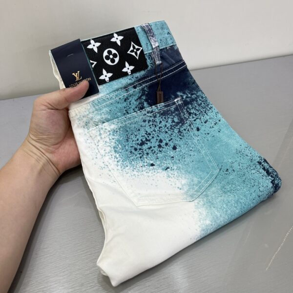 Louis Vuitton Boys' Straight Leg DM001350 3D Denim long pants Jeans - boy, boys’, Denim, dm001350, Jeans, leg, long, louis, pants, straight, vuitton