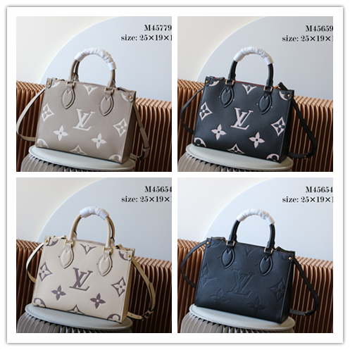 Louis Vuitton M45779 M45654 M45659 Ontogo Small Cowhide Tote Bag - bag, bags, cowhide, louis, m45654, m45659, m45779, ontogo, small, tote, vuitton, women's