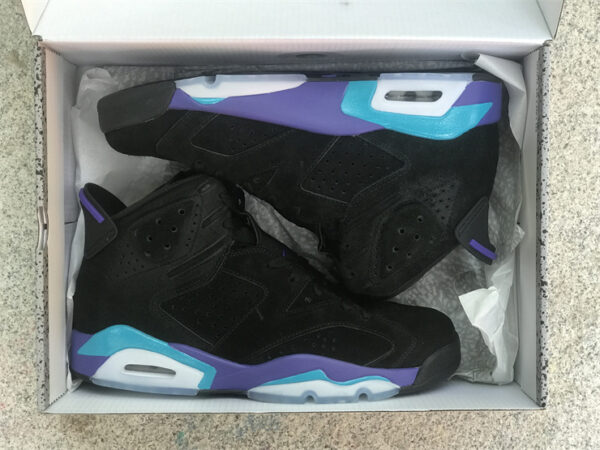 Air Jordan 6 "Aqua" Black Purple Product Number: CT8529-004 footwear - air, aqua, black, ct8529-004, footwear, jordan, number:, product, purple, sneakers