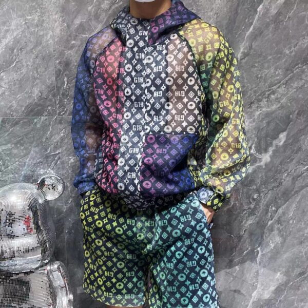 Louis Vuitton 2023 New Men's Shorts Sun Protection Clothing Hooded Set - 2023, boy, clothing, hooded, louis, men’s, new, protection, set, shorts, sun, sun-proof, vuitton