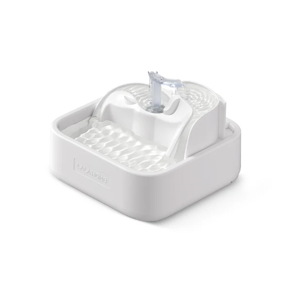 3-Stage Fish-Shaped Fountain - 3-stage, accessories, cow leather belt, fish, fish-shaped, fountain, pet, pump, shaped, stage, supplies, water