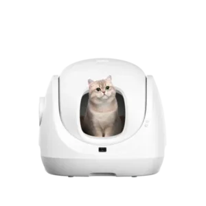 CATLINK Smart Litter Box - Scooper SE - box, cat, catlink, cleaning, cow leather belt, litter, monitoring, nest, pet, pot, sand, scooper, smart, supplies