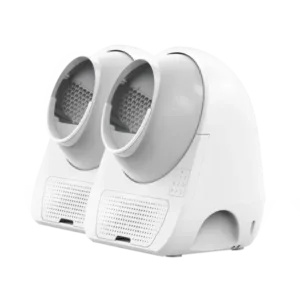 CATLINK Self Cleaning Litter Box - Scooper Standard Pro-X Double Set - box, cat, catlink, cleaning, cow leather belt, double, litter, monitoring, nest, pet, pot, pro-x, sand, scooper, self, set, standard, supplies, waste