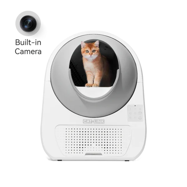 CATLINK AI 5GHz Camera Cat Litter Box - Scooper Pro Ultra - 5ghz, box, camera, cat, catlink, cow leather belt, litter, nest, odor, pet, pot, pro, sand, scooper, supplies, ultra