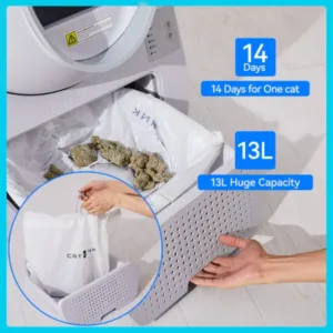 CATLINK Self Cleaning Litter Box – Scooper Young Pro-X Single Ramp Double Set