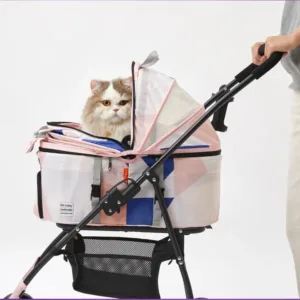 Bon Voyage Pet Stroller - accessories, bon, cow leather belt, pet, stroller, supplies, voyage
