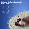 LALAHOME 3-In-1 Premium Sodium-Based Bentonite Cat Litter - 3-in-1, bentonite, cat, cow leather belt, food, lalahome, litter, pet, premium, sodium-based, supplies