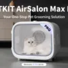 AirSalon Max Pro Pet Dryer Box - airsalon, box, cow leather belt, disinfection, dryer, drying, max, nest, pet, pot, pro, sand, step, supplies