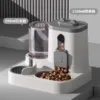 Cat Water Fountain Food Automatic Feeder Dog Bowl Pet Storage Bucket Drinking Pet Supplies - 3300ml, automatic, fountain, pet, second, water