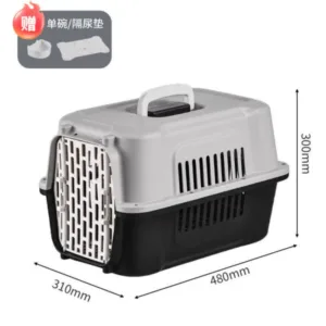 New Pet Airplane Case Dogs Airlines Cargo Shipping Box Portable Breathable Travel Cage Cats Pet-Specific