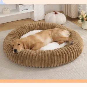 New Kennel Round Pet Nest Dog Bed Winter Insulation cat Supplies