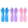 Household silicone pet bathing gloves brush cats dogs anti-scratch anti-bite thickened suitable kitchen chores cleaning dishwashing wholesale available - blue, extended, length, pet, velvet