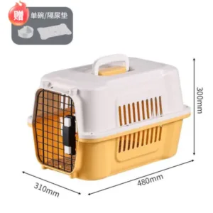 New Pet Airplane Case Dogs Airlines Cargo Shipping Box Portable Breathable Travel Cage Cats Pet-Specific