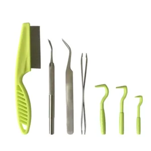 Pet Tick Hook Flea Comb Killer for Cats and Dogs full set