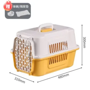 New Pet Airplane Case Dogs Airlines Cargo Shipping Box Portable Breathable Travel Cage Cats Pet-Specific