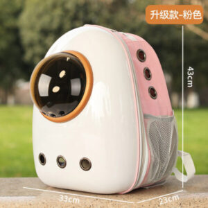 Pet Outing Portable Transparent Cat Bag Breathable Space Capsule Shoulder Large Capacity Side Opening Pet Bag