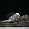 Dr. Martens 1461 R11822202 WILDHORSE HIGH-TOP MARTENS BOOTS Co branded LV BROWN/BLACK - 1461 R11822202, Dr. Martens LV branded, Dr. Martens LV co branded, Dr. Martens LV leather shoes, DR.MARTENS AIRWAIR 1461, DR.MARTENS LV 1461, DrMartens LV branded, DrMartens LV leather shoes, DrMartens LV shoes