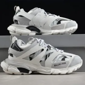 Balenciaga Track LED TRICOLOR UPPER/NOT WASH WHITE/ BLAK/ LG GREY Y42 Sneaker - balenciaga, Balenciaga Three Generations Outdoor Concept Retro Old-School Sneaker, Balenciaga Track LED TRICOLOR, Balenciaga Track Sneaker, led, outdoor, sneaker, track