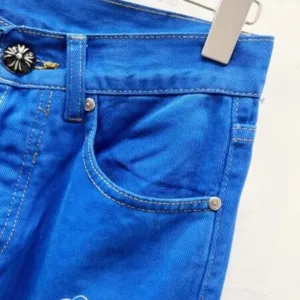 Chrome Hearts C002 CH Co branded Drak Miami Blue Jeans