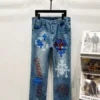 Chrome Hearts K1020 High-end limited same style jeans - chrome, Chrome Hearts, Chrome Hearts denim, Chrome Hearts denim jeans, Chrome Hearts denim pants, Chrome Hearts jeans, Chrome Hearts jeans pants, Chrome Hearts pants, Denim, denim jeans pants, hearts, Jeans, jeans pants, pants