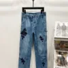 Chrome Hearts K1030 New 2025 Croco Heart Jeans - chrome, Chrome Hearts, Chrome Hearts denim, Chrome Hearts denim jeans, Chrome Hearts denim pants, Chrome Hearts jeans, Chrome Hearts jeans pants, Chrome Hearts pants, Denim, denim jeans pants, hearts, Jeans, jeans pants, pants