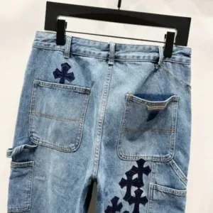 Chrome Hearts K1030 New 2025 Croco Heart Jeans